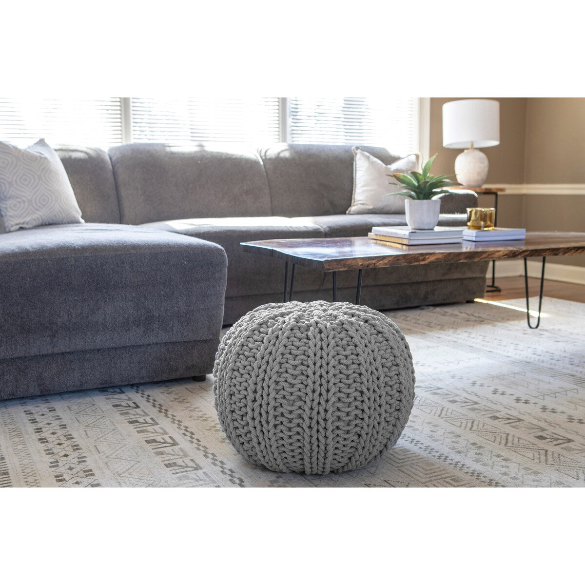 Garcia Knit Pouf