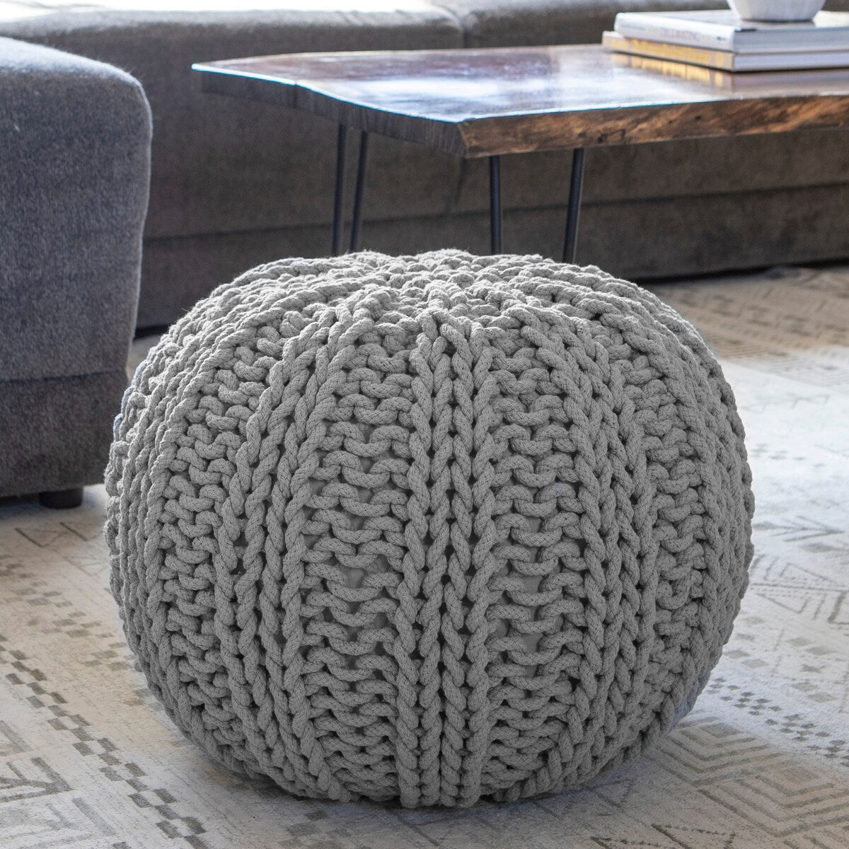 Garcia Knit Pouf