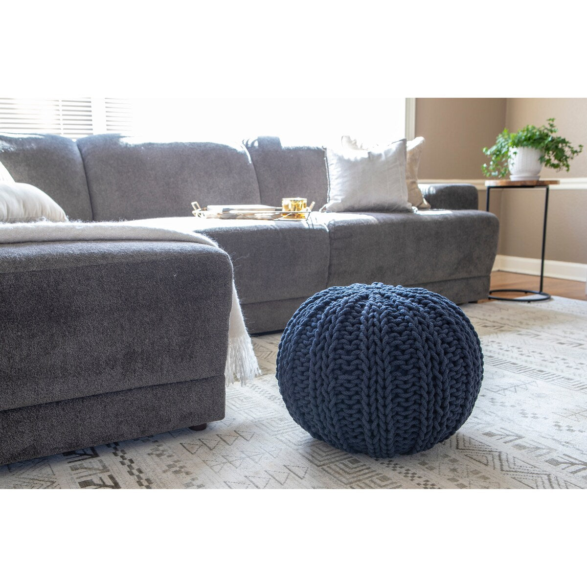 Garcia Knit Pouf