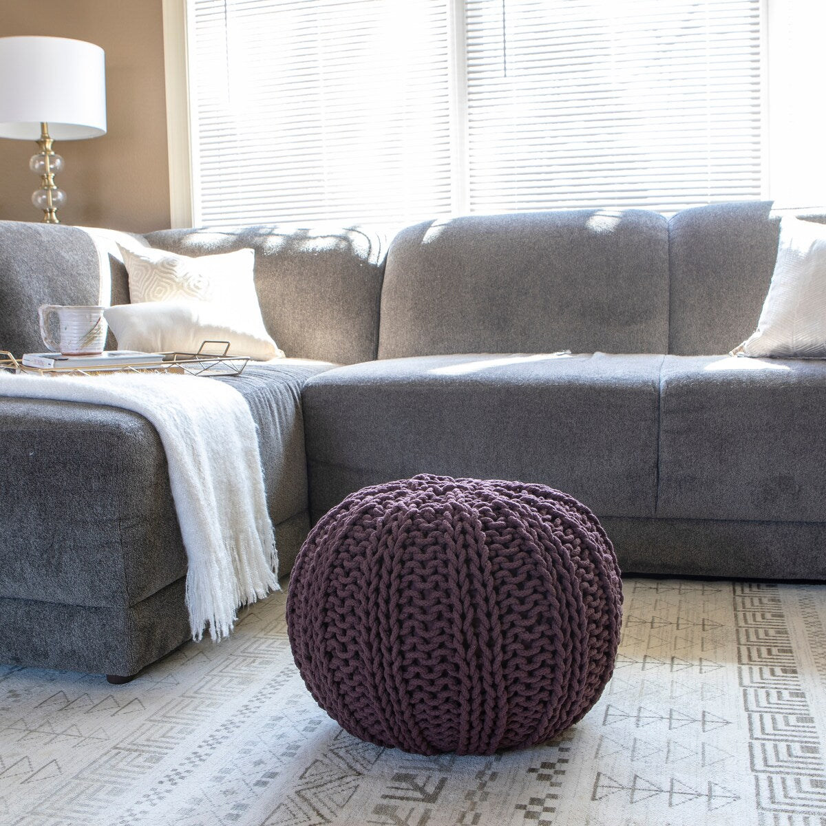 Garcia Knit Pouf
