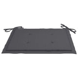 Garden Chair Cushions 2 pcs Anthracite 15.7"x15.7"x1.6" Fabric