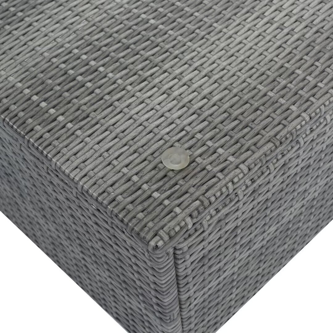 Garden Conversation Wicker Sofa Set, Single Sofa Combinable - 111.8*29.5*25.6