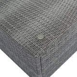 Garden Conversation Wicker Sofa Set, Single Sofa Combinable - 111.8*29.5*25.6
