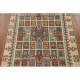 Garden Design Kazak Oriental Area Rug Handmade Wool Carpet - 6'7" x 10'1"