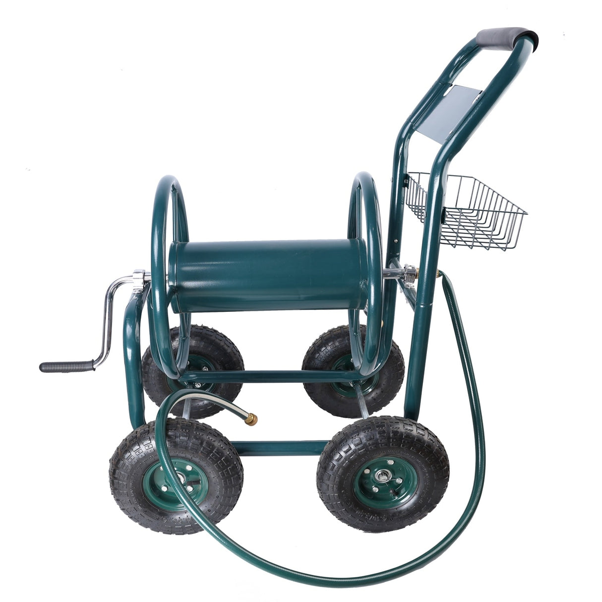 4-wheeled Portable Garden Hose Reel Cart