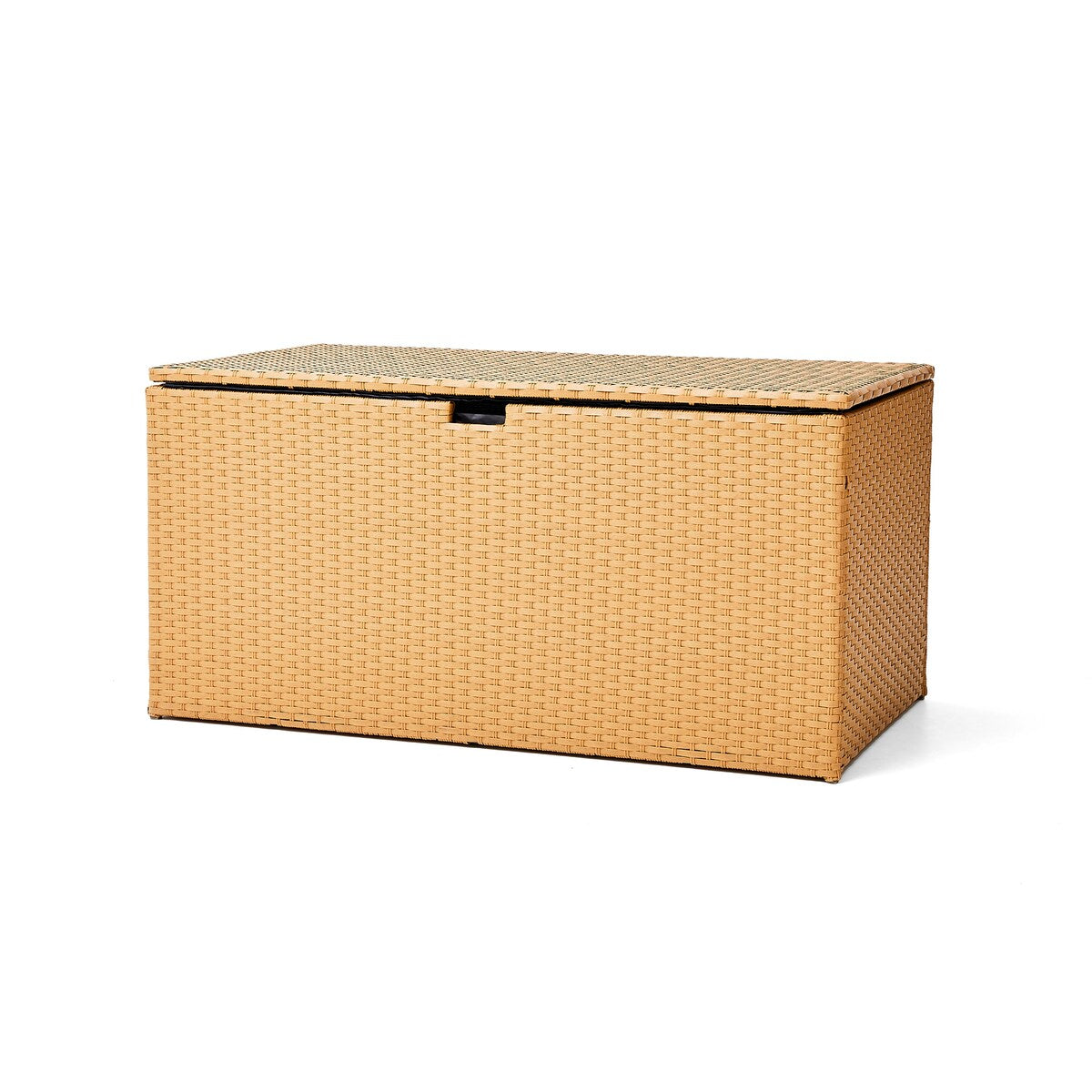 Glitzhome Garden Oversize 52.75"W 140 Gallon Yellow Storage Container Deck Box - 140 Gallon