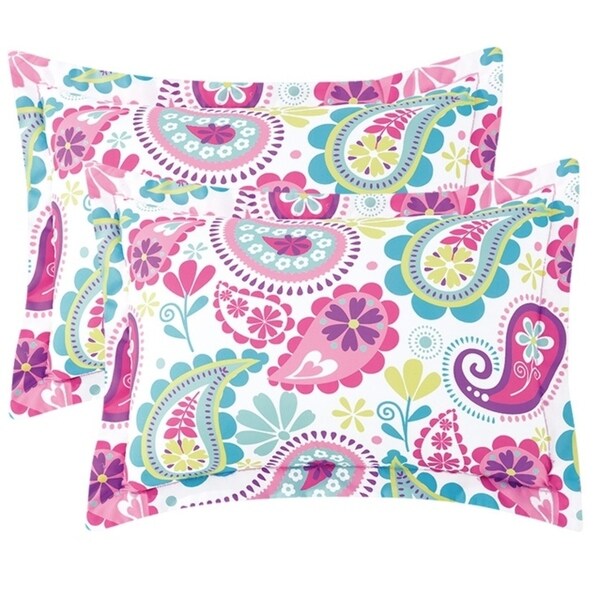 Garden Paisley Pink/Purple Bed in a bag with extra sheet set