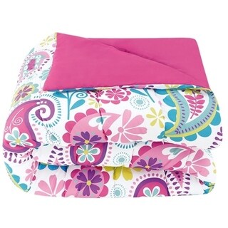 Garden Paisley Pink/Purple Bed in a bag with extra sheet set