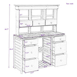 Garden Potting Bench Table