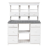Garden Potting Bench Table