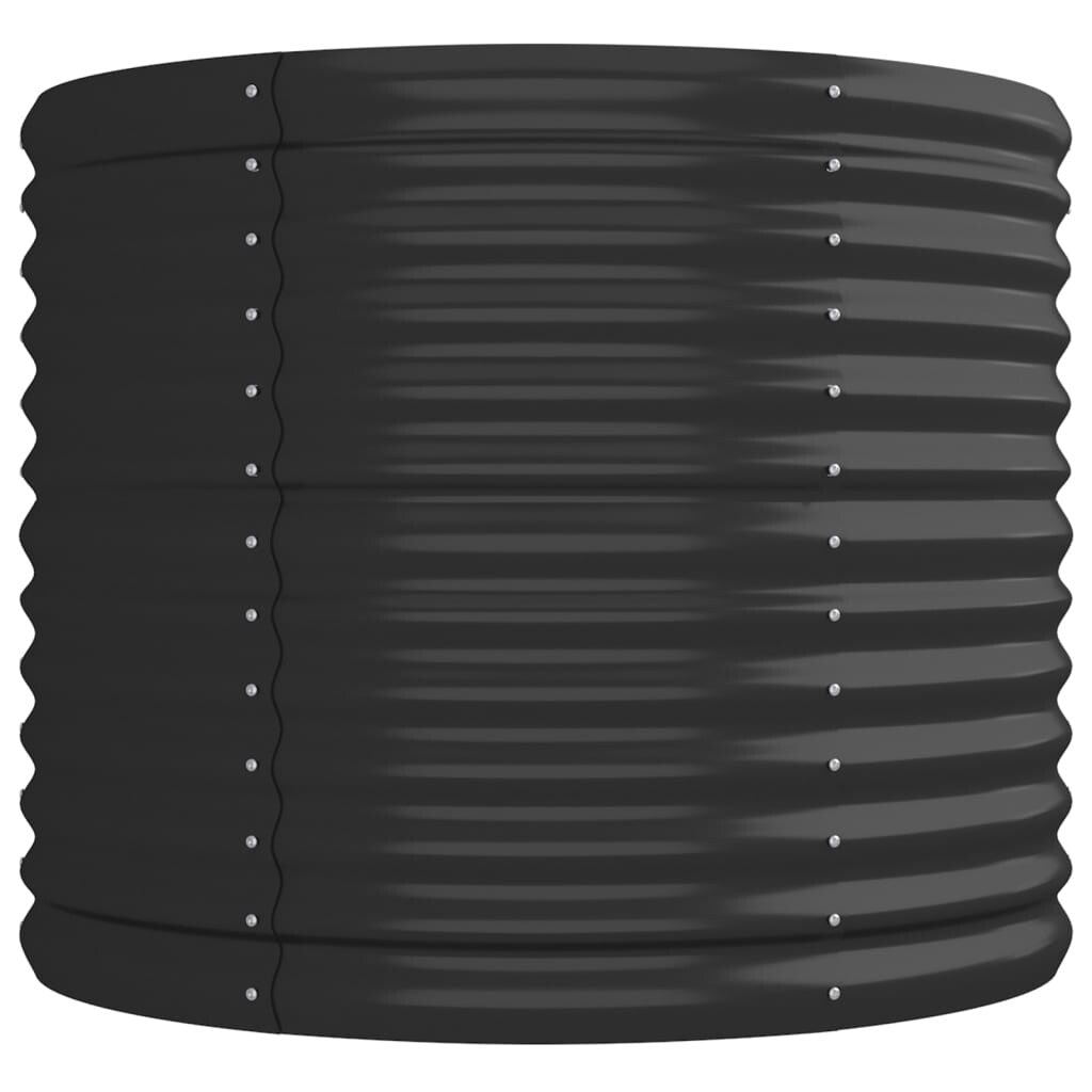 Garden Raised Bed Powder-coated Steel 88.2"x31.5"x26.8" Anthracite