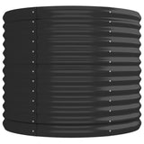 Garden Raised Bed Powder-coated Steel 88.2"x31.5"x26.8" Anthracite