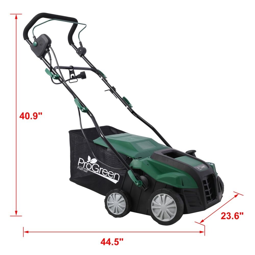 Garden Scarifier, 2-in-1 16INCH Dethatcher Scarifier,15 Amp Electric Lawn Dethatcher,