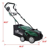 Garden Scarifier, 2-in-1 16INCH Dethatcher Scarifier,15 Amp Electric Lawn Dethatcher,