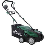 Garden Scarifier, 2-in-1 16INCH Dethatcher Scarifier,15 Amp Electric Lawn Dethatcher,