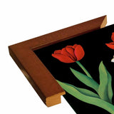 Garden Tulip-VINAPP122893 Framed Print 24"x18.75" by Vintage Apple Collection