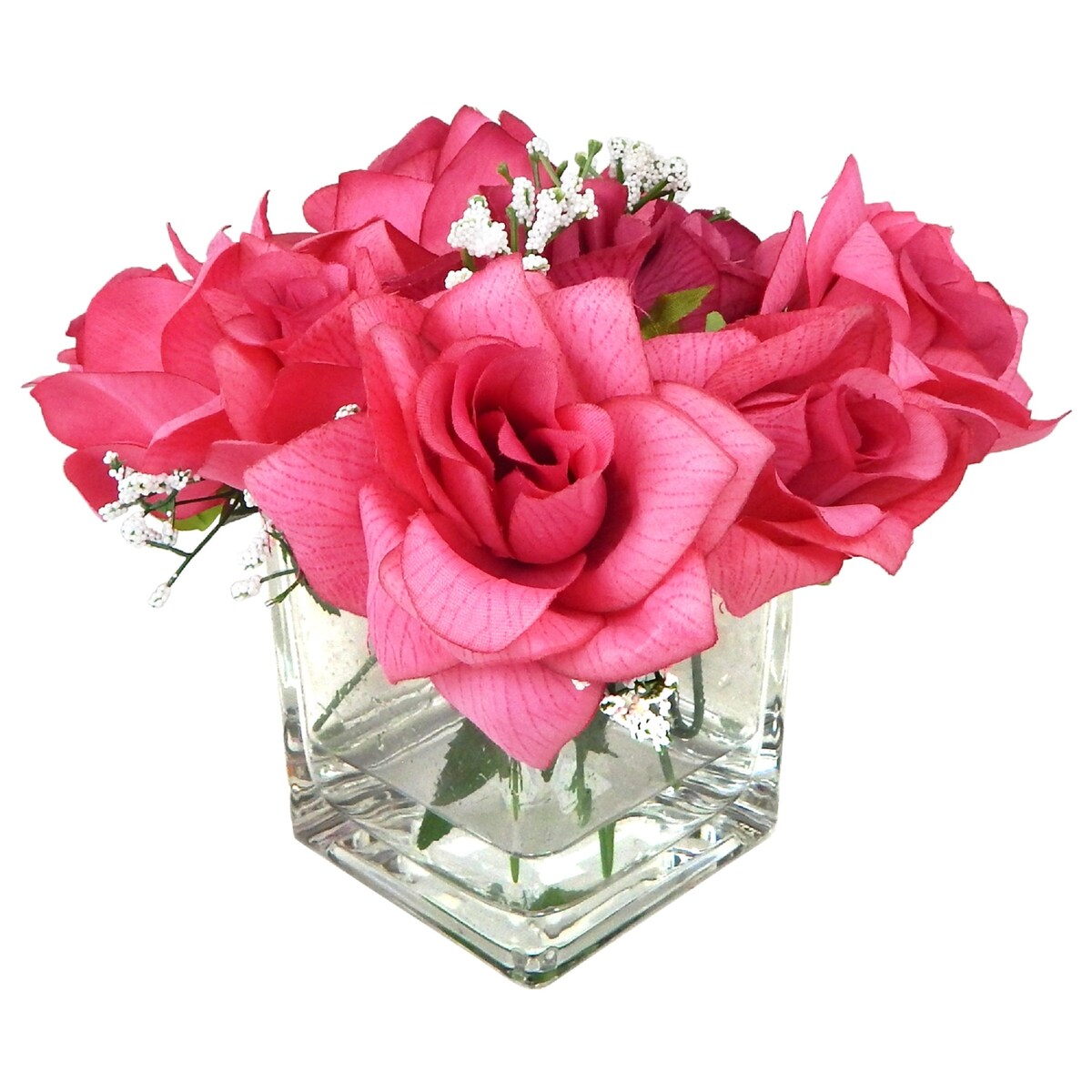 Garden blooming rose arrangement