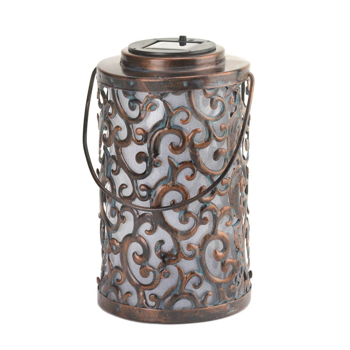 Garden gate solar lantern
