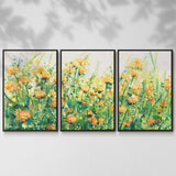 Garden in Bloom IV - Multi Piece Framed Canvas