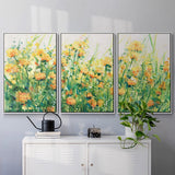 Garden in Bloom IV - Multi Piece Framed Canvas