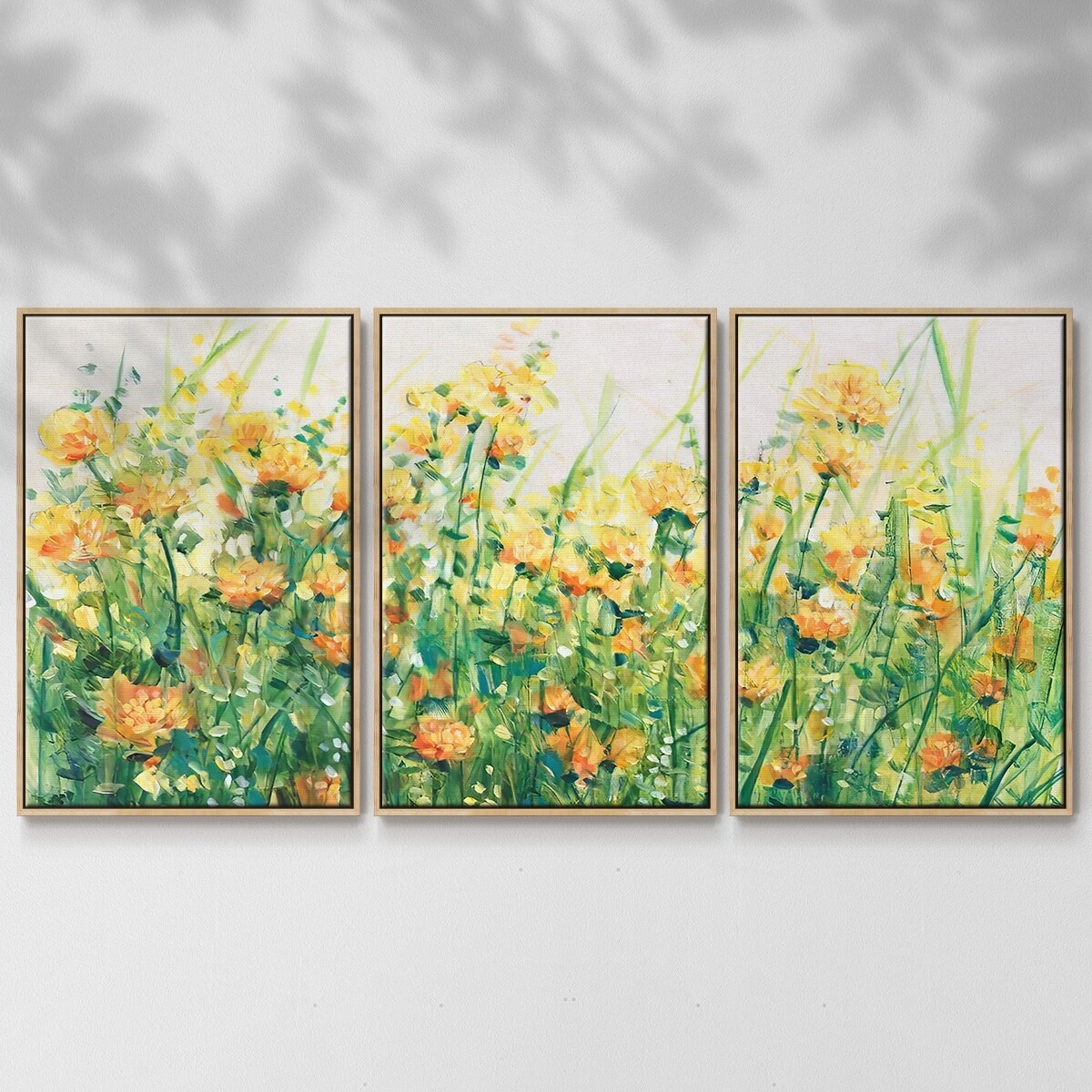 Garden in Bloom IV - Multi Piece Framed Canvas