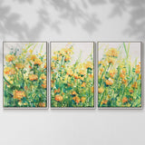 Garden in Bloom IV - Multi Piece Framed Canvas