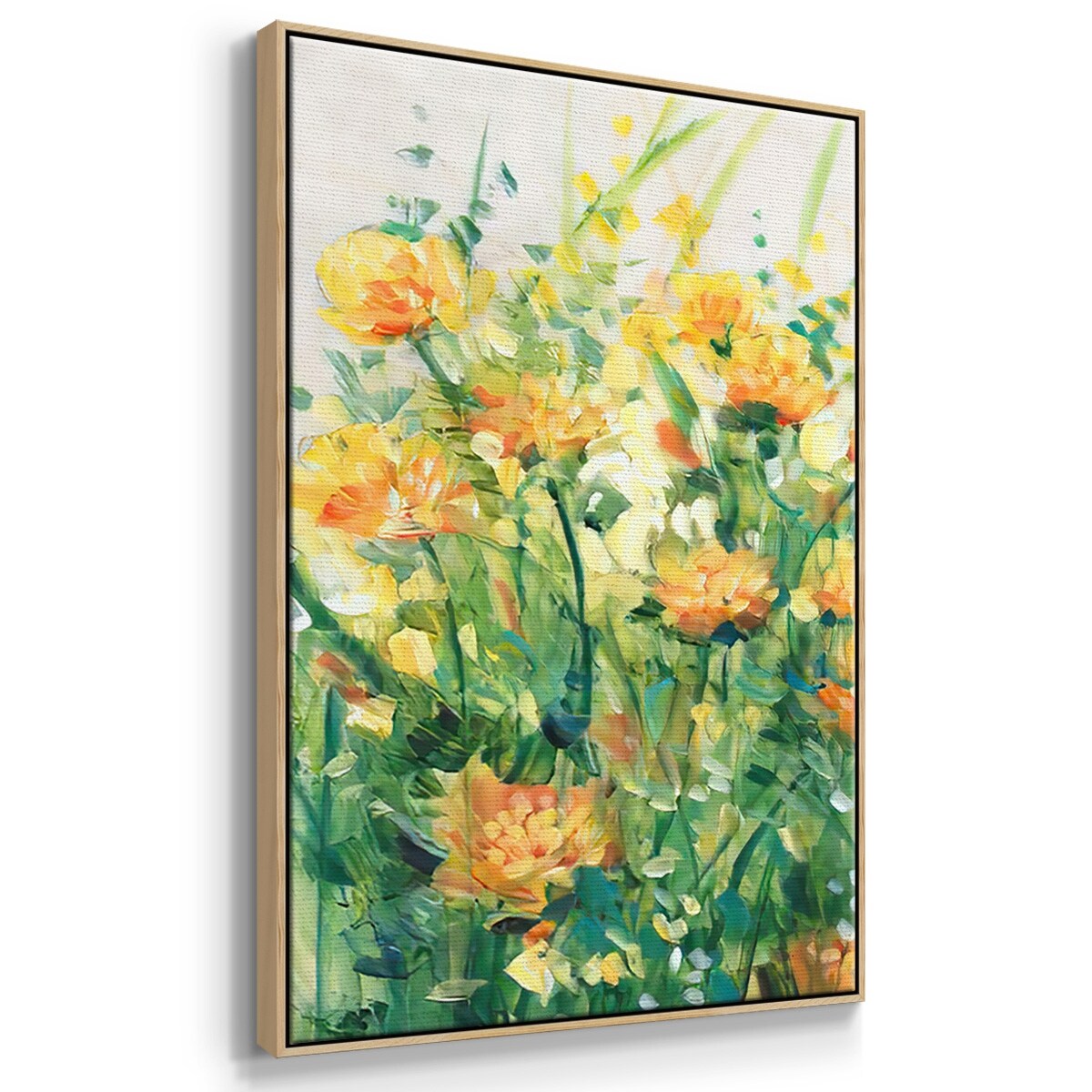 Garden in Bloom IV - Multi Piece Framed Canvas