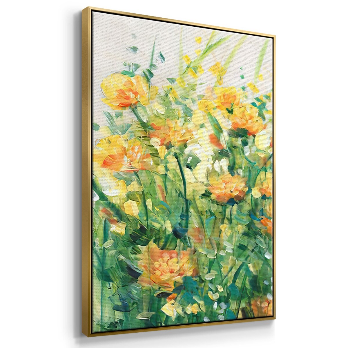 Garden in Bloom IV - Multi Piece Framed Canvas