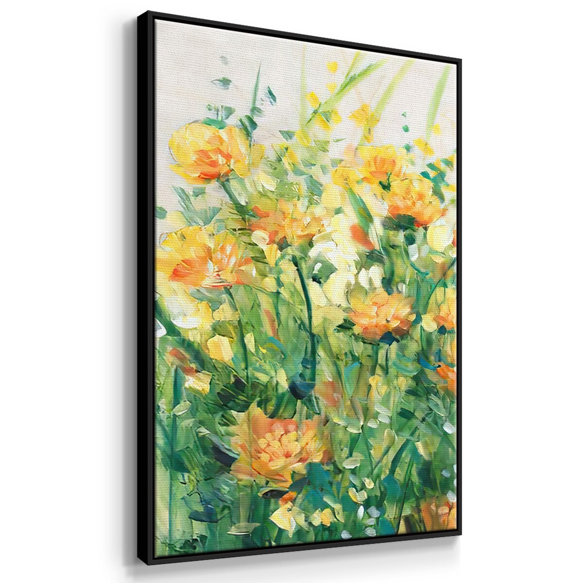 Garden in Bloom IV - Multi Piece Framed Canvas