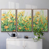 Garden in Bloom IV - Multi Piece Framed Canvas