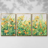 Garden in Bloom IV - Multi Piece Framed Canvas