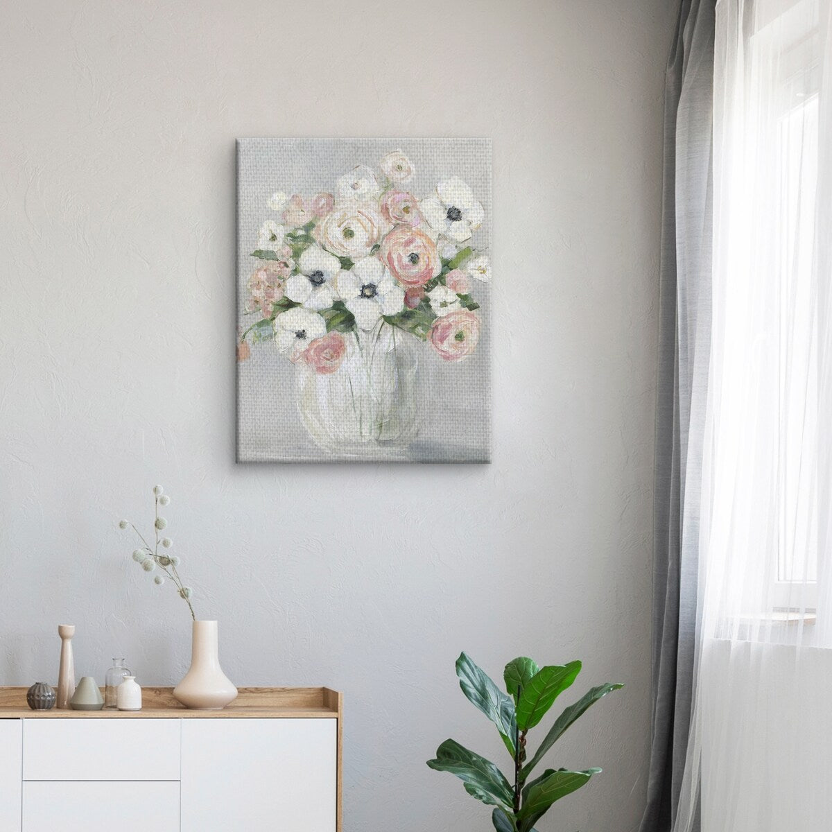 Garden to Table 1 Crop by Sally Swatland Canvas Art Print