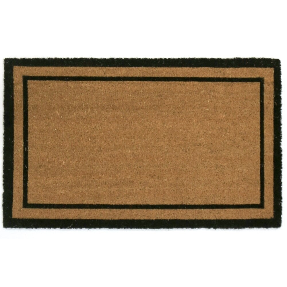 GardenPath Plain Double Border Doormat - 30W x 18L
