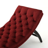 Garret Tufted Velvet Chaise Lounge by Christopher Knight Home