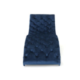 Garret Tufted Velvet Chaise Lounge by Christopher Knight Home