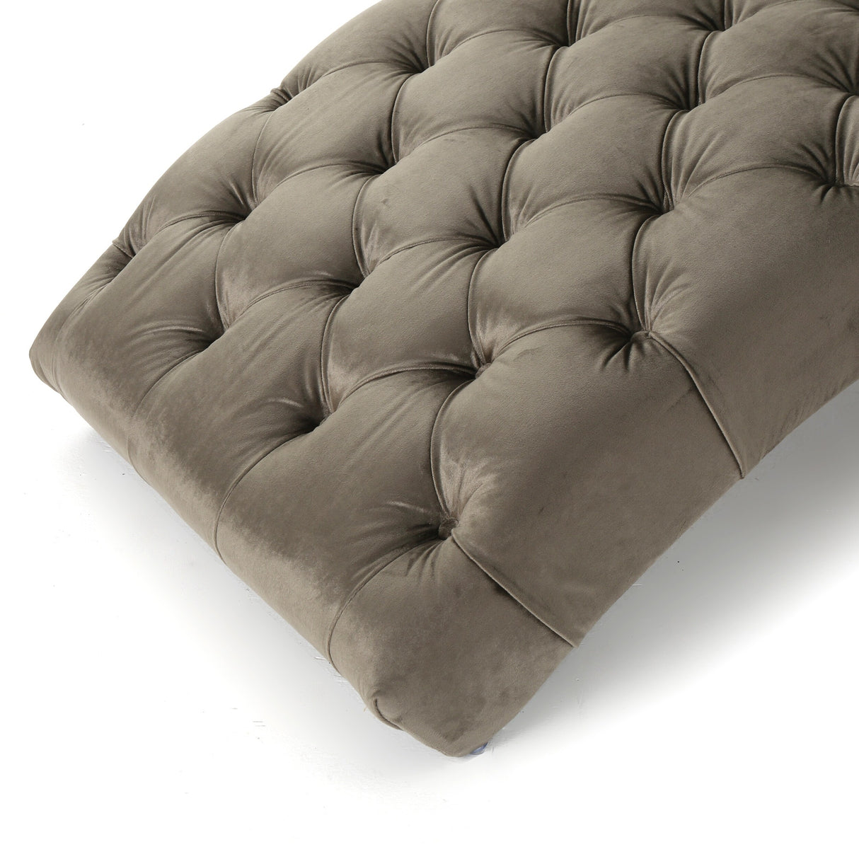 Garret Tufted Velvet Chaise Lounge by Christopher Knight Home