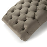 Garret Tufted Velvet Chaise Lounge by Christopher Knight Home