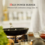 GASLAND 12" Built-in Gas Stove Top Stainless Steel 2 Sealed Burners LPG Natural Gas Cooktop, ETL