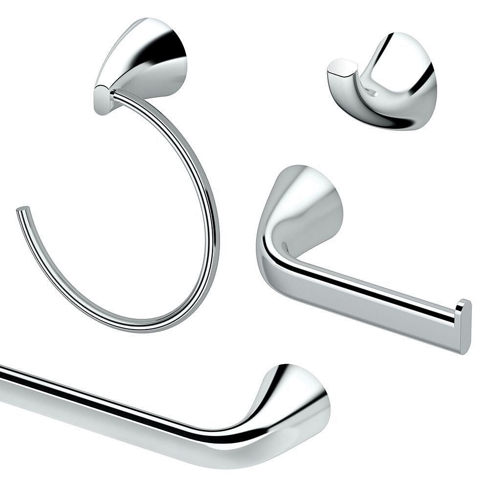 Gatco Brie 4-Piece Bathroom Accessory Kit
