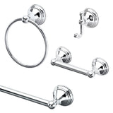 Gatco Charlotte 4-Piece Bathroom Accessory Kit - Chrome