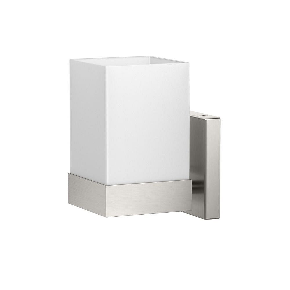 Gatco Elevate 7-Piece Bathroom Accessory Kit with Mirror and Wall Sconces - Satin Nickel