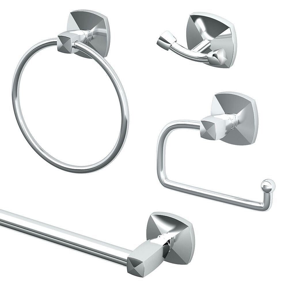 Gatco Jewel 4-Piece Bathroom Accessory Kit