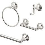 Gatco Laurel 4-Piece Bathroom Accessory Kit - Polished Nickel