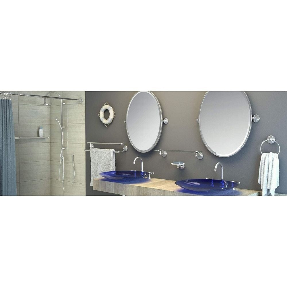 Gatco Marina 4-Piece Bathroom Accessory Kit - Chrome