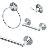 Gatco Marina 4-Piece Bathroom Accessory Kit - Chrome