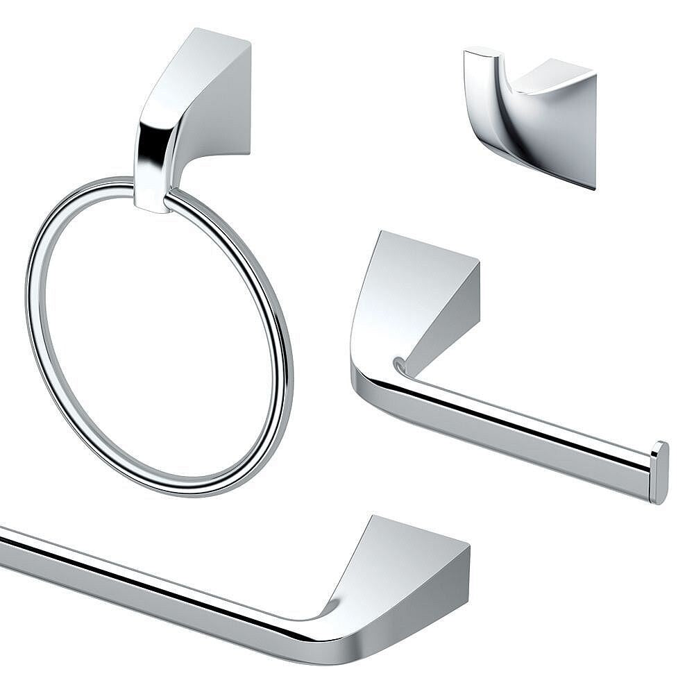 Gatco Quantra 4-Piece Bathroom Accessory Kit
