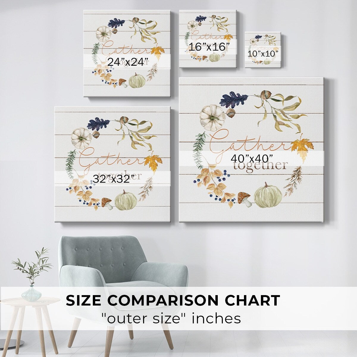 Gather Together-Gallery Wrapped Canvas