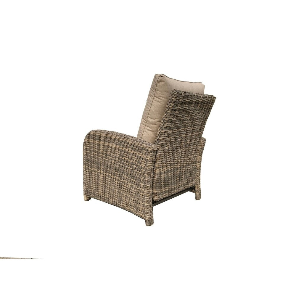 GatherCraft Brunswick Recliner Club Chair With Cushions Set of 2