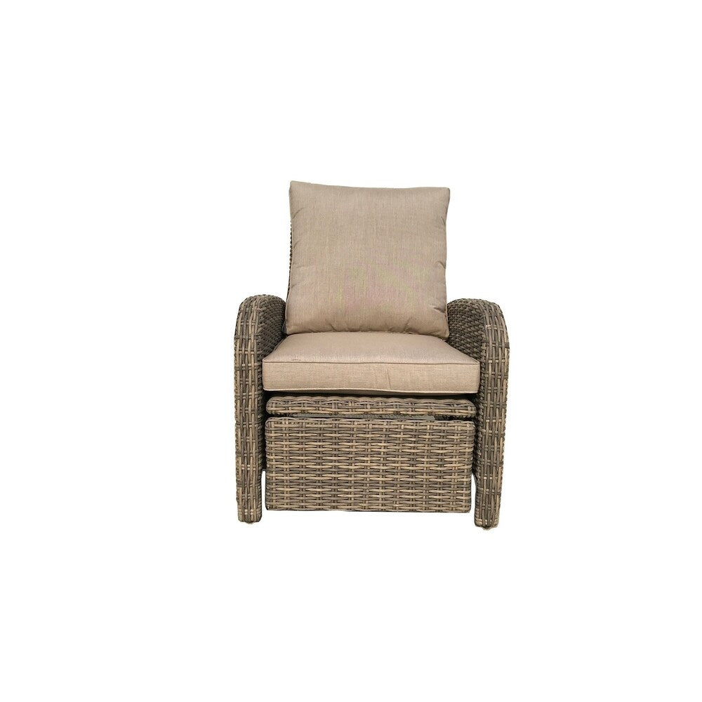 GatherCraft Brunswick Recliner Club Chair With Cushions Set of 2