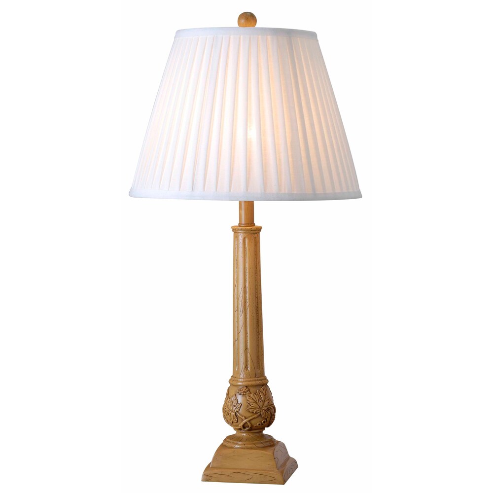 Gavet 30-inch High With Wood Finish Table Lamp